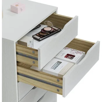 Dressers for Bedroom Furniture Office Organization and Storage Furnitures 7 Drawer) Vanity Desk Dressing Table 5/7 Drawer Chest 4