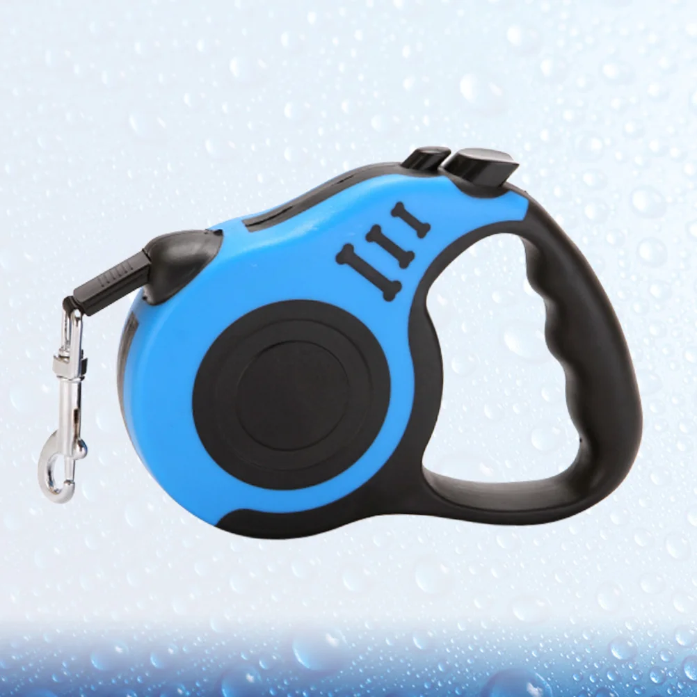 

Pet Traction Rope Auto Flexible Practical Safe Traction Rope Hauling Cable for Dog ( , Blue)