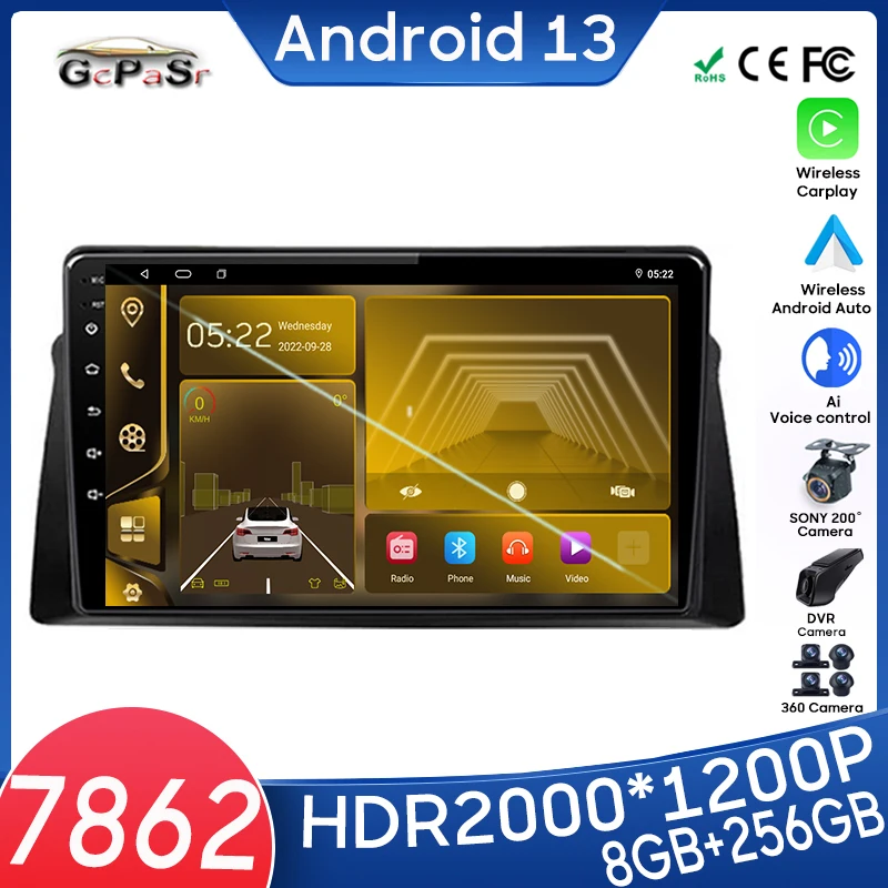

Android 13 For LIFAN 720 2013 - 2015 GPS Navigation Mirror Link Wireless Android Auto Carplay Touch Screen No 2din DVD 8 Core 5G