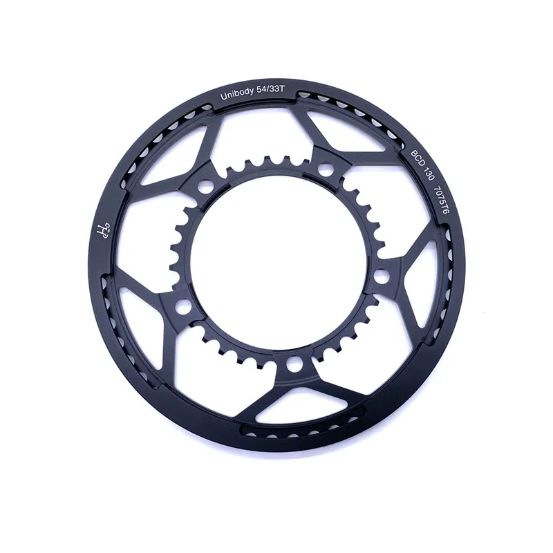 H&h HH Unibody 54/33T ブロンプトン Brompton H&H BCD130 54/33T 50/33T Unibody CNC Duo-Chainring for
