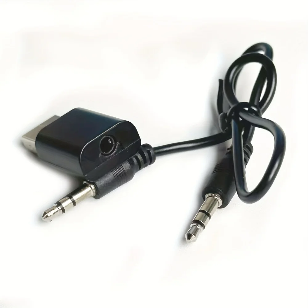BT 리시버 + RCA 오디오 케이블 블랙 색상 3.5mm 오디오 어댑터 RCA 케이블 (자동차 스테레오 및 홈 스피커용)