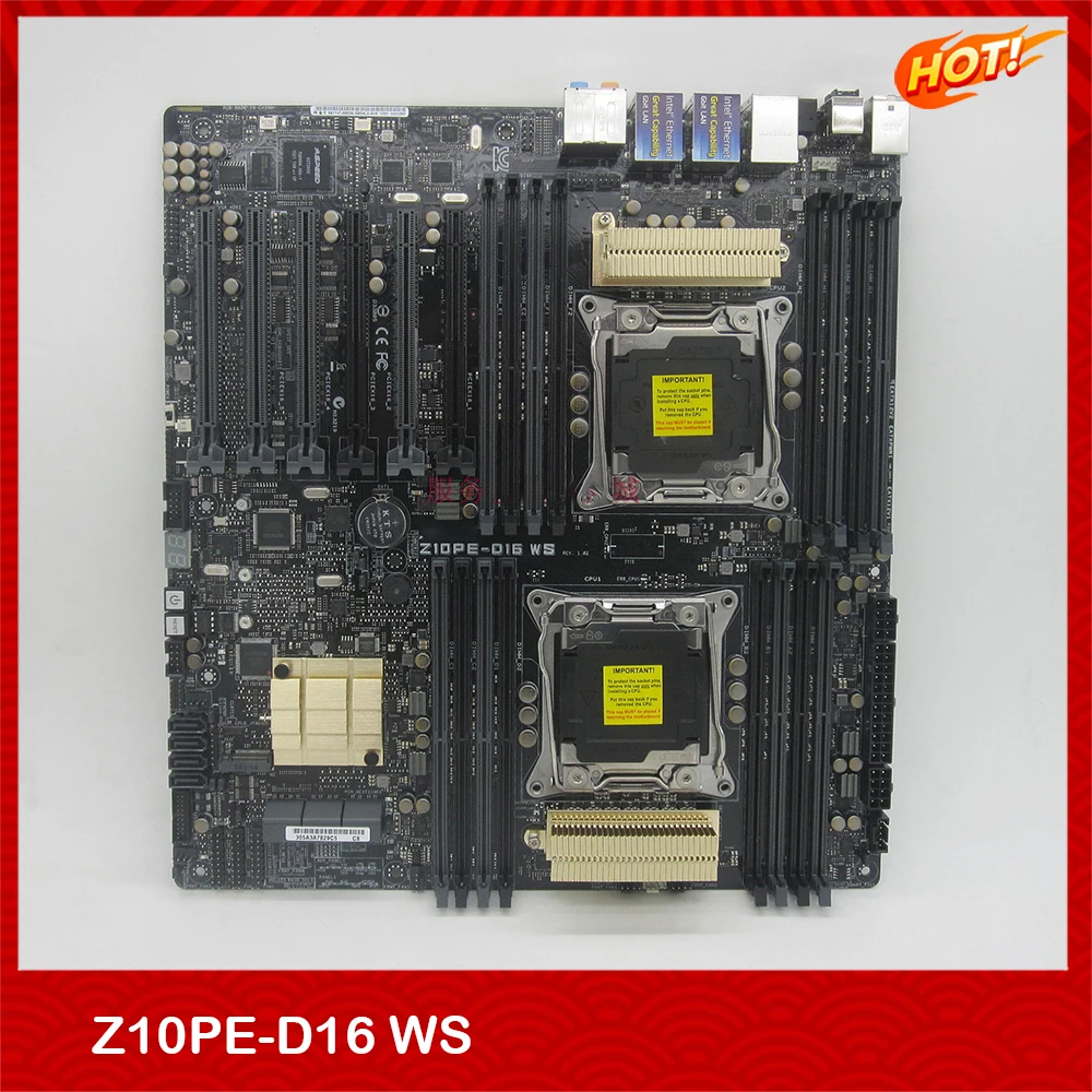 

Рабочая станция Материнская плата для Asus Z10PE-D16 WS C612 LGA2011-3 16 * DDR4 IPMI 2,0 100% тестирование перед отправкой