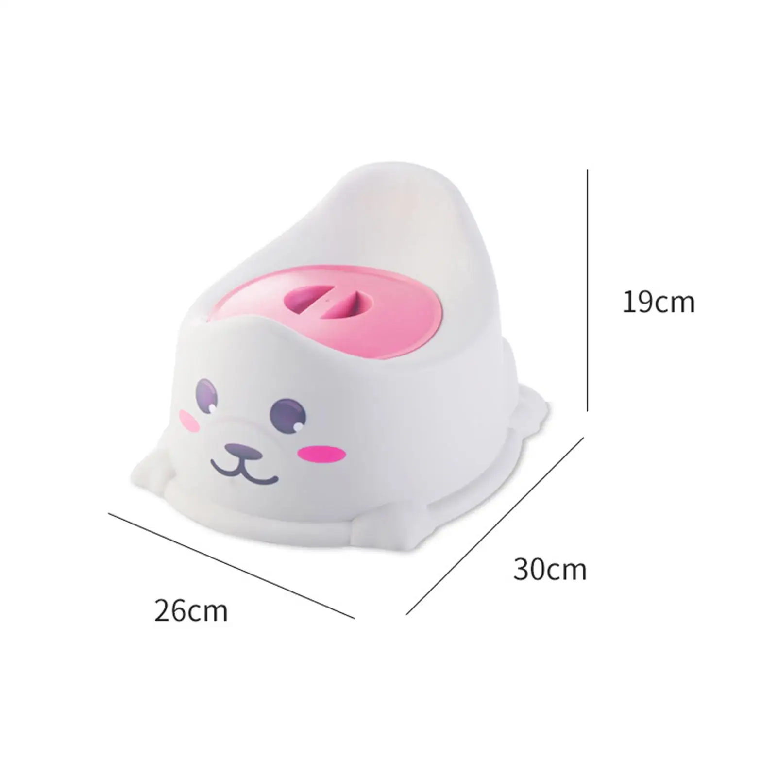 Baby Potty Training Chair Adorable Splashing Guard for Boys Girls AntiSlip Comfortable Children Animal Potty Potty Trainer