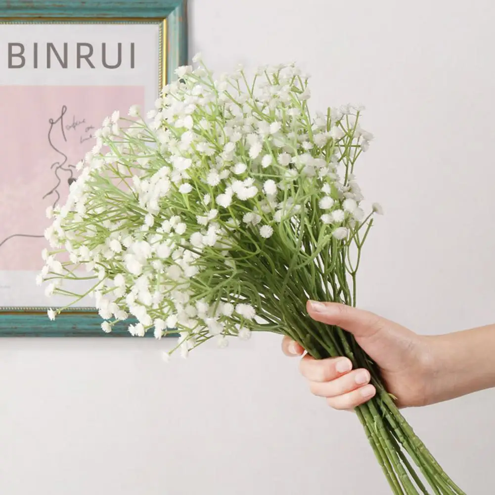108 Heads 63cm Babies Breath Artificial Flowers Plastic Gypsophila DIY  Floral Bouquets Arrangement for Wedding Home Decoration - AliExpress