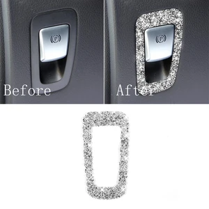 for Benz C Class W205 2016 2017 2018 2019 2020 Start Stop Button Decoration Cover Decals Rhinestone Car Interior Accessories