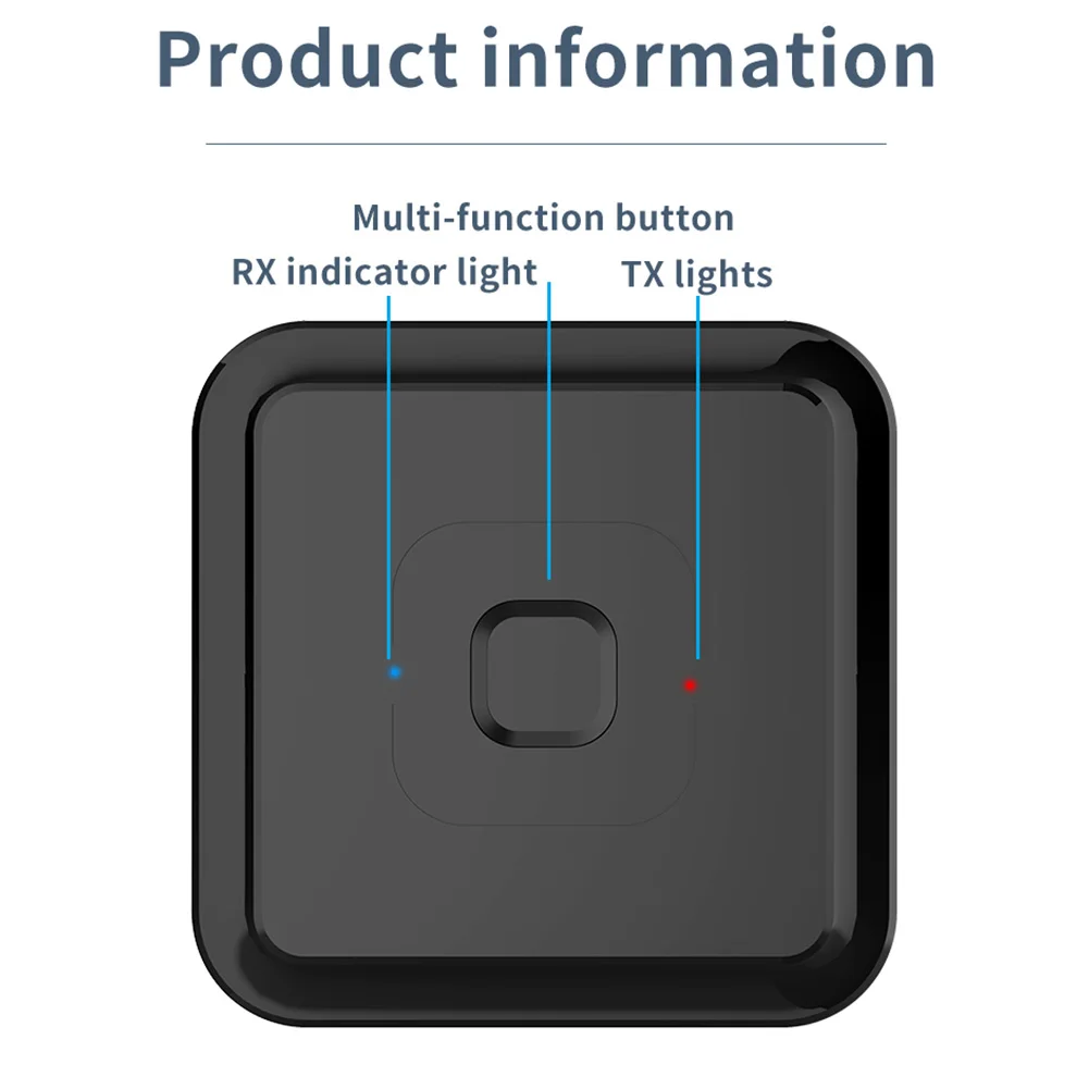 2 in 1  Wireless Audio Receiver Transmitter AUX Jack Wireless Audio Receiver Bluetooth-compatible Dongle Adapter