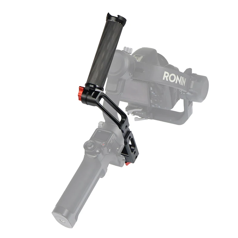 Handheld Gimbal Accessories Handheld Gimbal Carbon Fiber Handle Grip Aluminum Bracket NATO Rail Port DJI Ronin RS4/4Pro RS2 RSC2 RS3PRO RS3 Mini