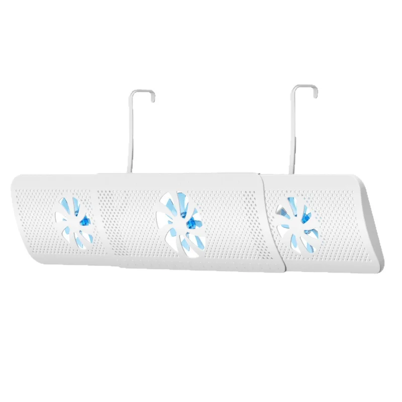 조절 가능한 에어컨 디플렉터 PP 소재 180 °   풍향 조절 기능이 있는 벽걸이 에어컨용 다방향 바람향 조절기