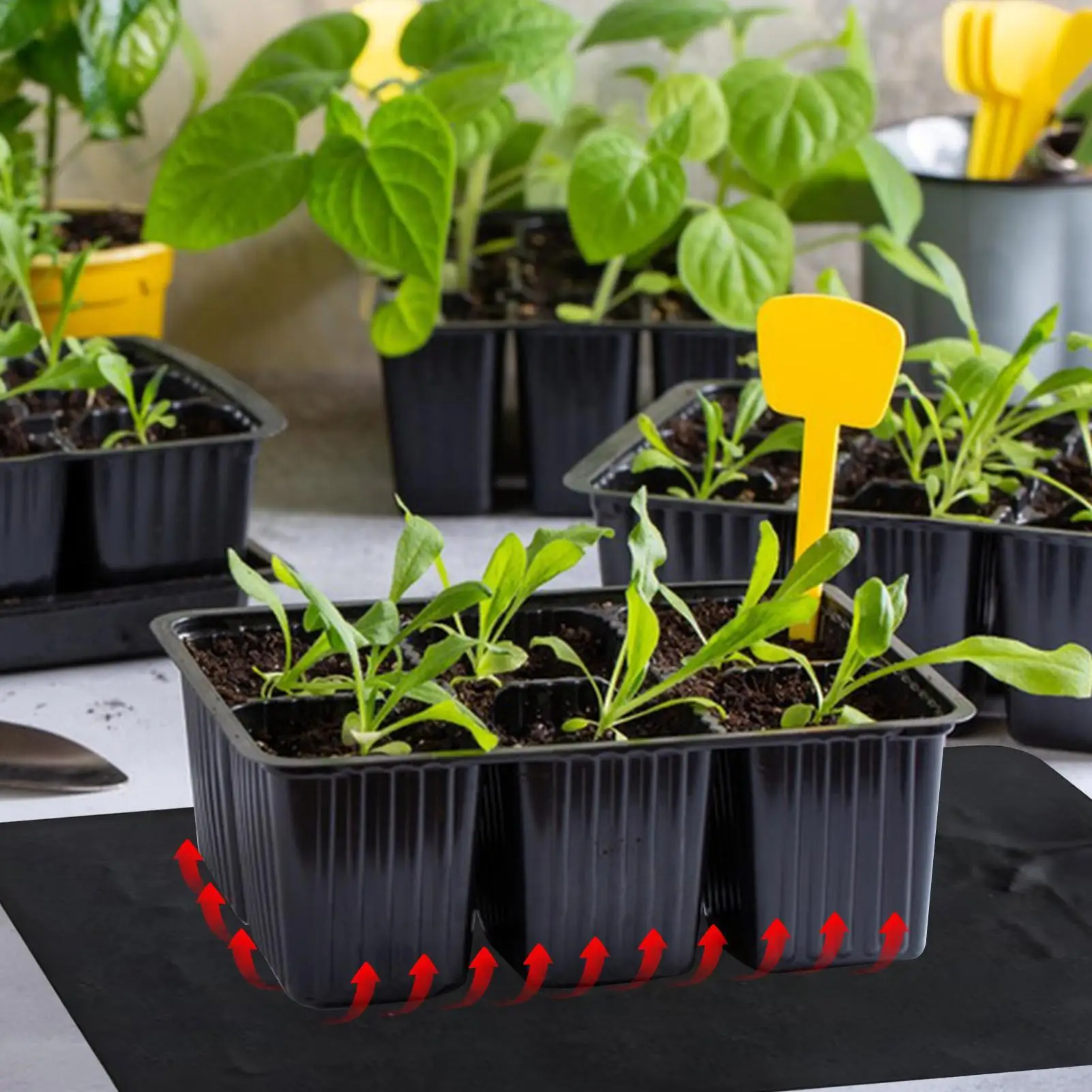 1pcs 8.5W Seedling Heat Mat 5V 2A Plant Seed Germination Propagation Warm Pad Plant Flower Vegetable Winter Anti-cold Heat Mat