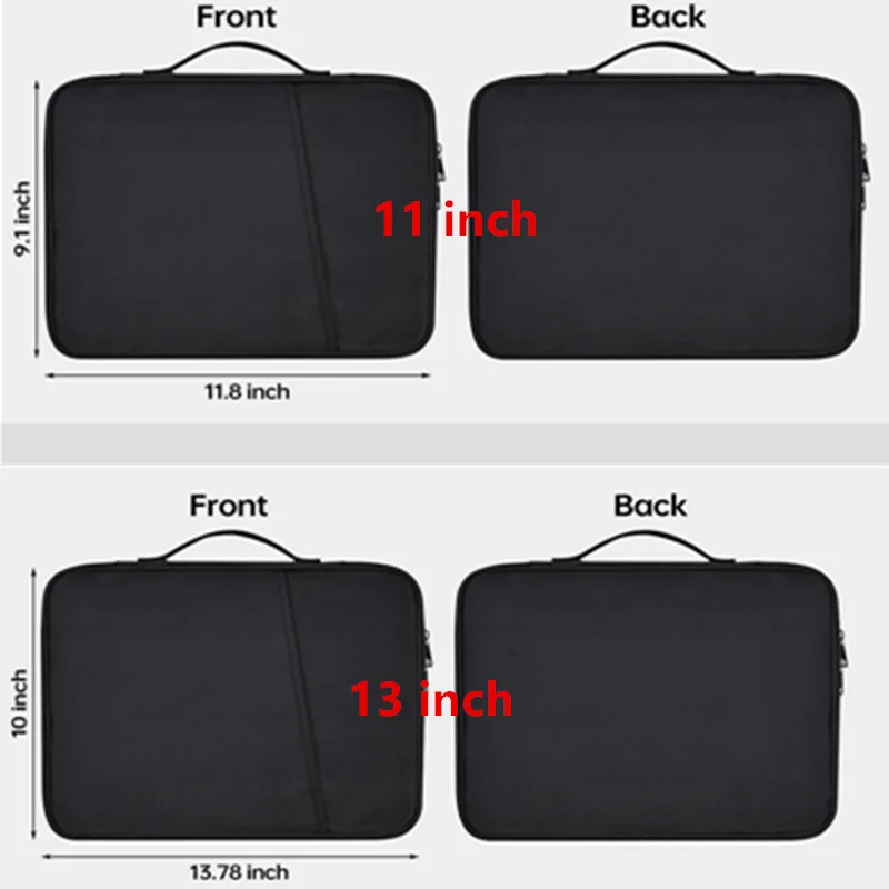 Waterproof Shockproof Handle Bag Laptop Sleeve Case for Macbook Air 11 12 13 13.6 Inch M4 M3 M2 Chip Mac Book Cover 2026
