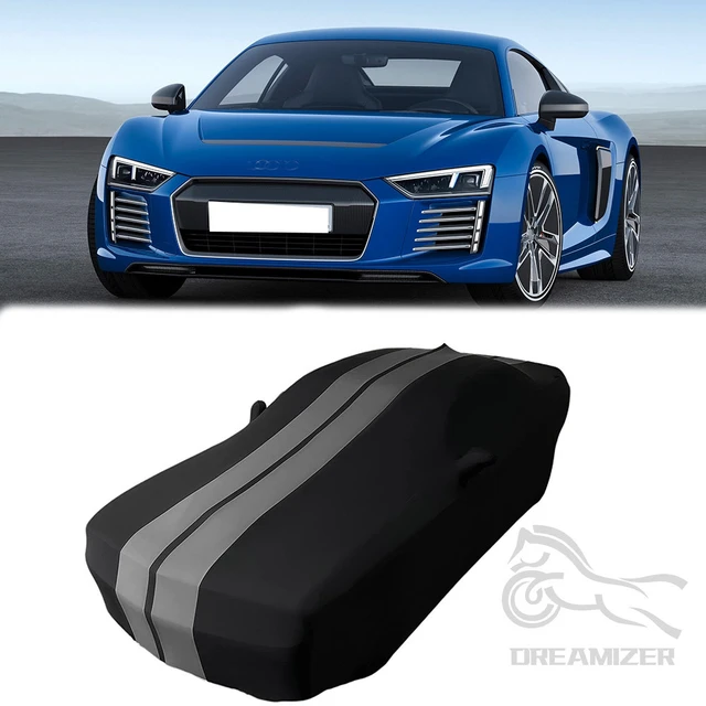 Ultraguard Stretch Satin Indoor Car Cover Compatible For Audi TT RS/Audi R8  the Ultimate Custom Fit Black With Gray Stripes - AliExpress