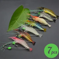 3pcs/7pcs Shrimp Lures Fishing Lures Artificial Fishing Bait Isca Artificial Ascesorios Pesca 3