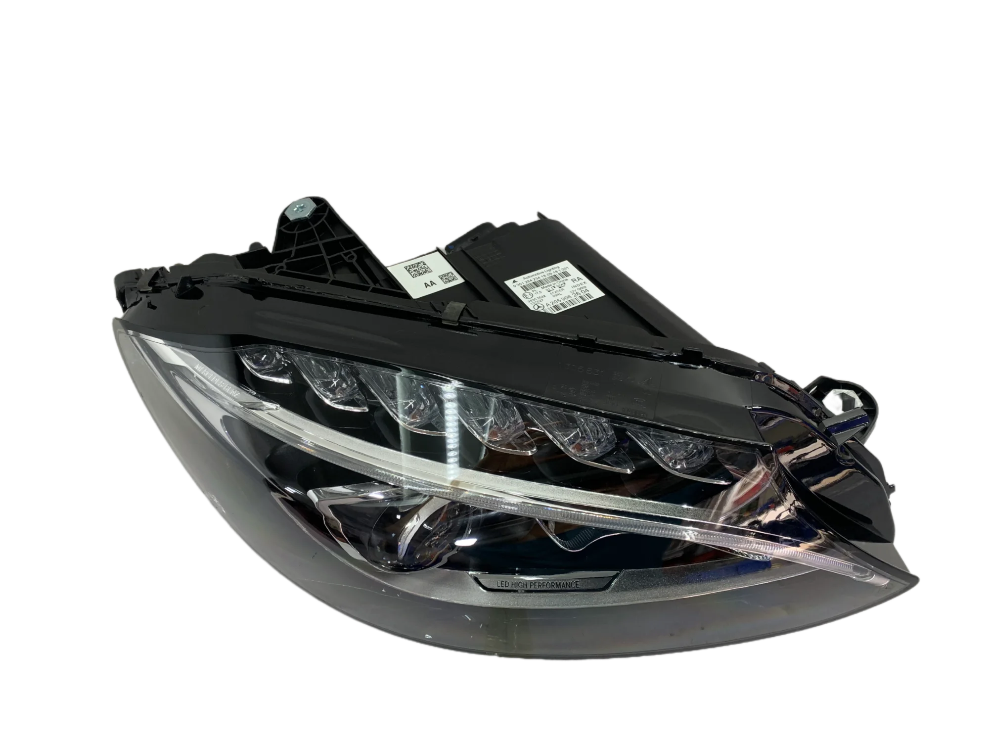2015 2018 메르세데스 벤츠 C 클래스 W205 c260 c200 c300 용 LED 램프, 오리지널 원 렌즈 헤드 램프 어셈블리, 자동차 액세서리