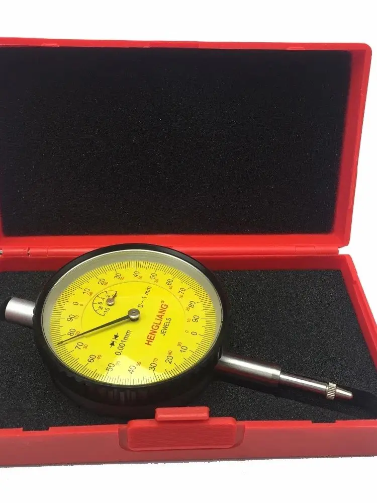 High Quality 0-5mm Micron dial indicator jewels dial gauge 0-5mm 0.001mm Dial Indicator Measuring