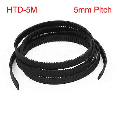 

HTD 5 м 10 мм 12 мм 14 мм 15 мм ширина 5 мм Шаг с открытым концом черный резиновый 3D-принтер с зазубринами линейный синхронный ремень синхронизации движения