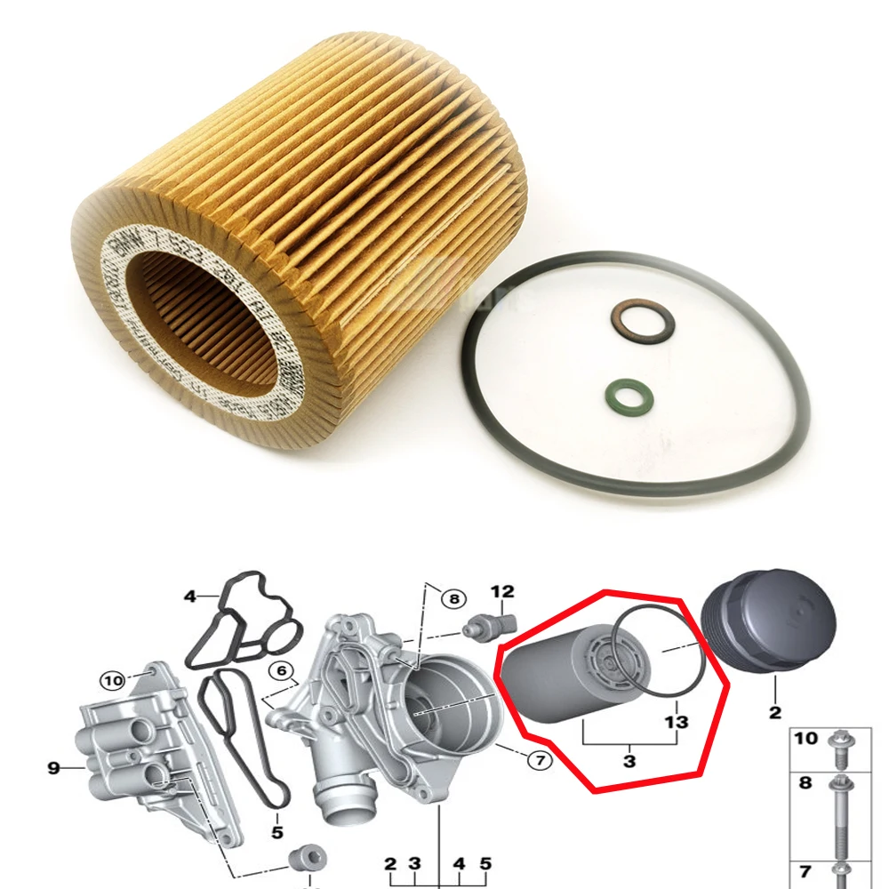 

Масляный фильтр для 07-18 BMW 6 серии E63 LCI Coupe E64 LCI Convertible F06 GranCoupe F12 Convertible F13 Coupe 640i HU816x