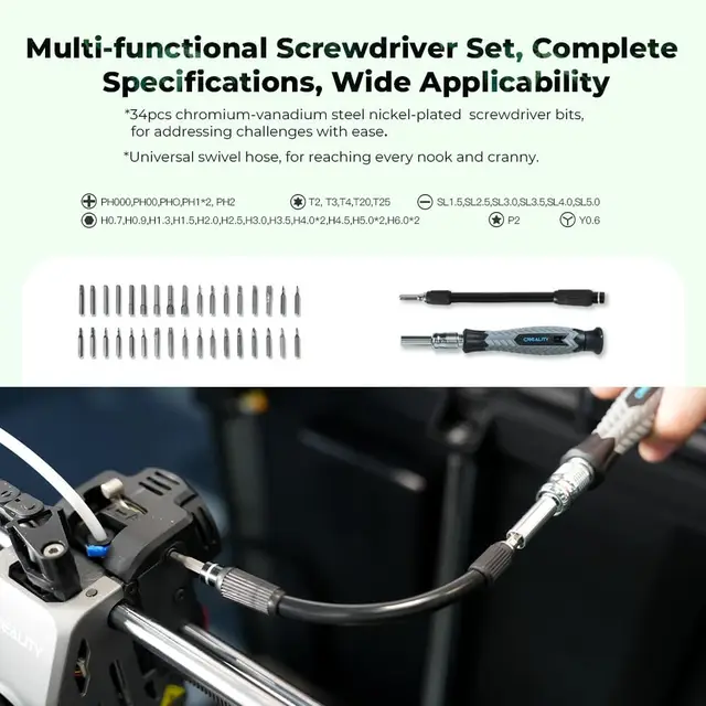 Creality 74Pcs 3D Printer Tool Kit 4