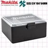 Makita 824781-0 Plastic Empty Box Drill Bit Screw Parts Partition Multifunctional Portable Mini Portable Tool Case Storage Kit 1