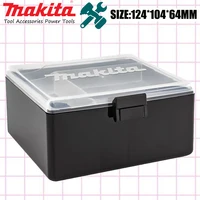 Makita 824781-0 Plastic Empty Box Drill Bit Screw Parts Partition Multifunctional Portable Mini Portable Tool Case Storage Kit 1