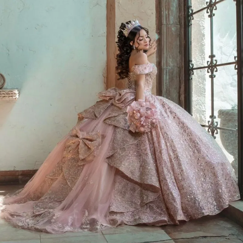 purple dresses with sleeves for weddings Purple Quince Ball Gown with Cape Sleeves