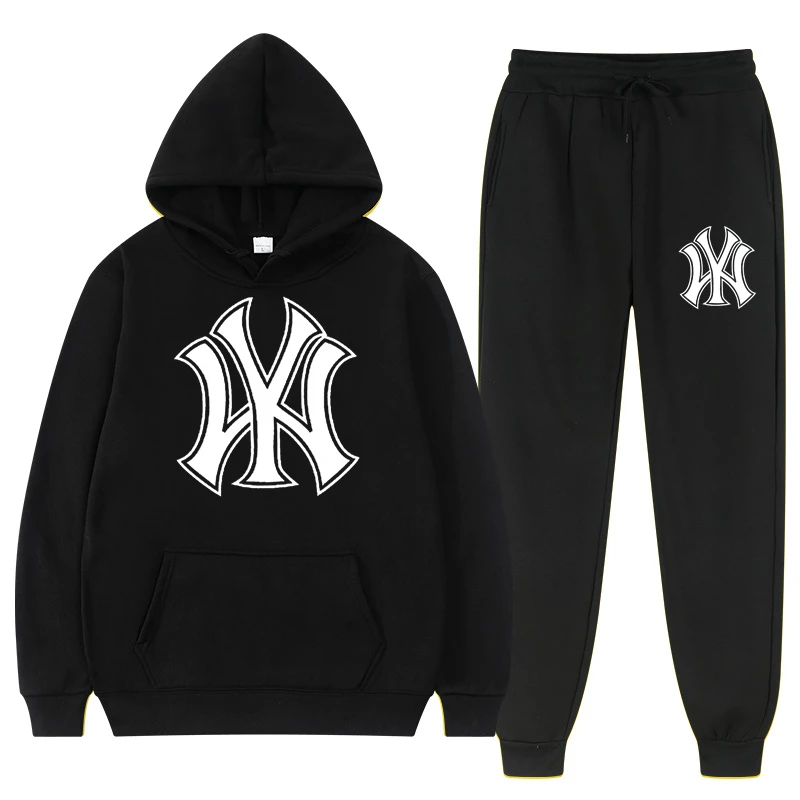 

Two Piece Sets Casual Tracksuit Women Hooded Pullover Hoodies and Pants Suit Outfits Female Sweatshirts Autumn Spring Tracksuits