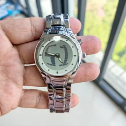 Men's Red Quartz Watch with Square Design and Dual Display - Stylish Y2K - Inspired Clock for Business and Personal Wear (A - 13)