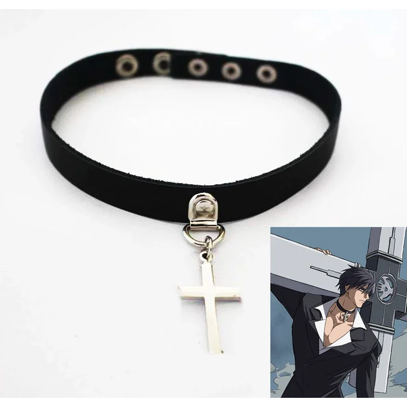 

Аниме Ожерелье Toraigan Trigun наклейки D. Подвеска Wolfwood для косплея