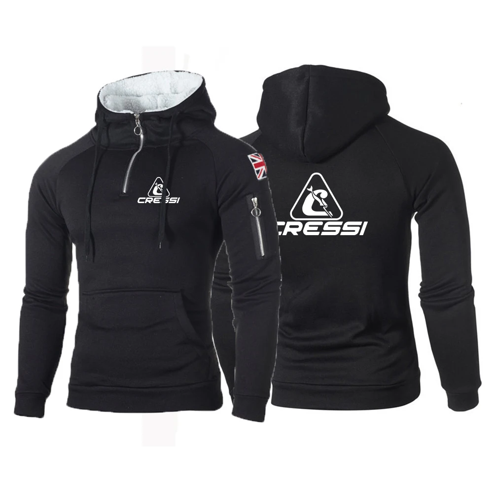 Scuba Dive Cressi 2023 Spring And Autumn New Style Fitness Sports Clothing Men's Outdoors Training Long Sleeve Hoodie Pullover