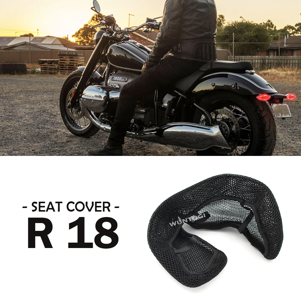 

for BMW R18 Accessories Seat Cover Motorcycle 3D Breathable Mesh Protection Cushion Airflow Nylon R 18 Parts