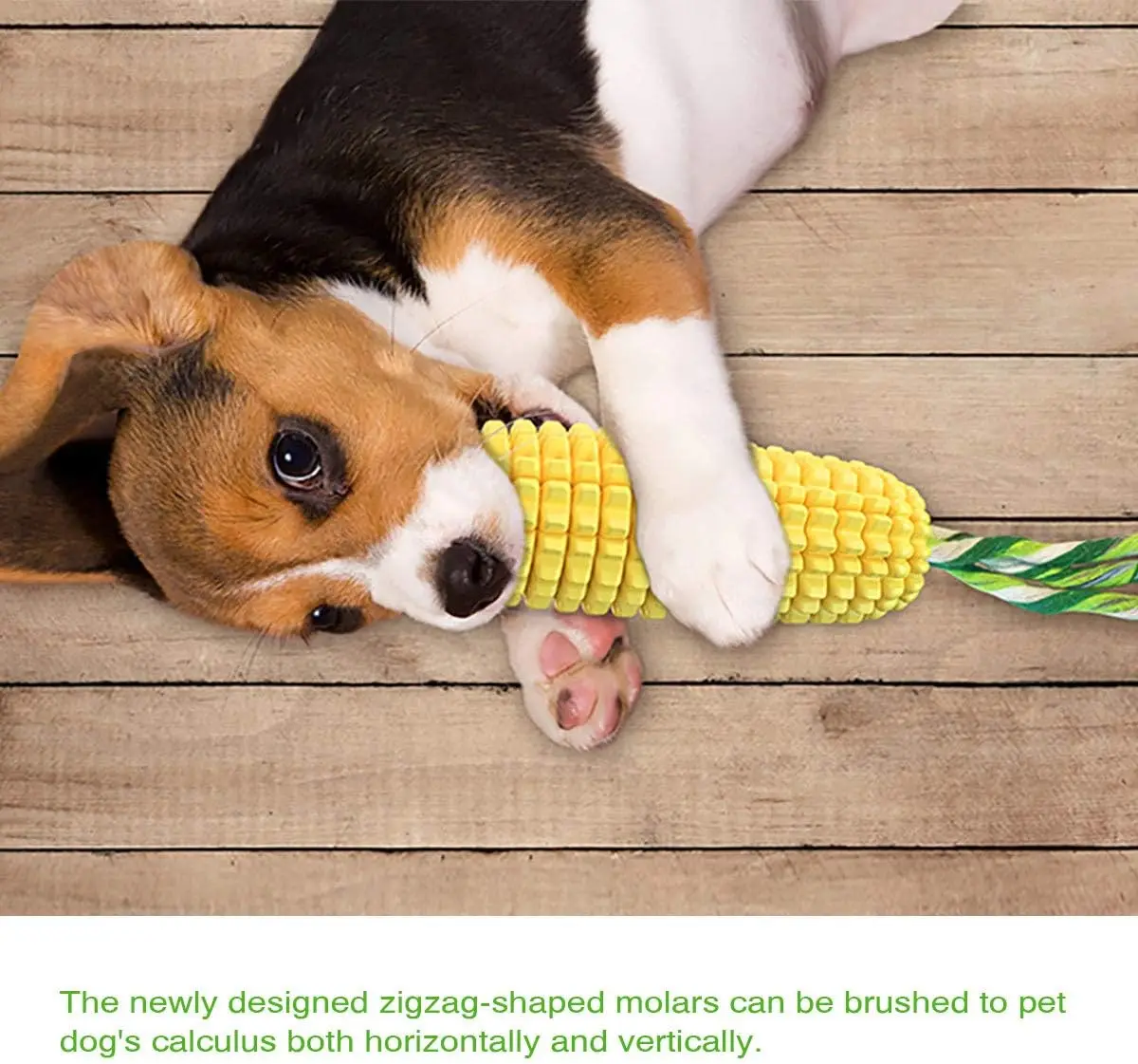 Dog Chew Toys, Puppy Toothbrush Clean Teeth Interactive Corn Toys, Dog Toys Aggressive Chewers Meduium Large Breed 5