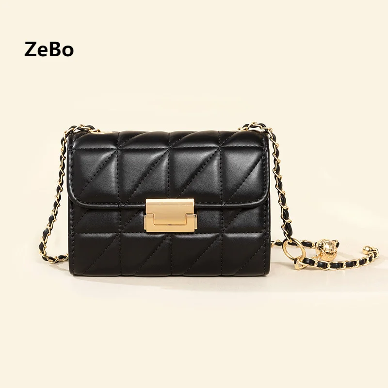 

Single Shoulder Chain Messenger Bag Brand Women's New Fashion Trendy Lingge Versatile Female Handbag Bags Luxury Designer Bags