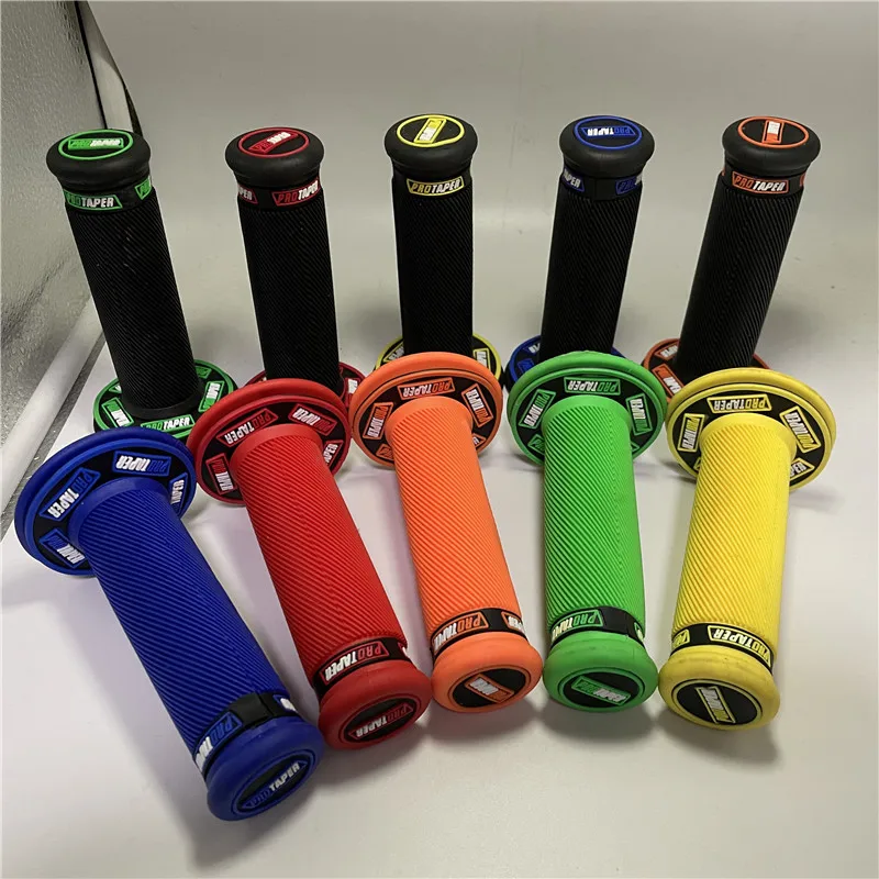 Soft Rubber Moto Handlebar Universal 22MM Scooter Grips Bar Parts Motorbike Handle Bar For Protaper Grip Motorcycle Accessories
