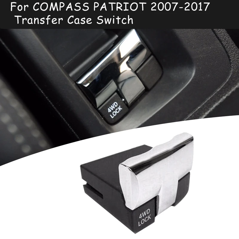 

For JEEP COMPASS PATRIOT 2007-2017 Transfer Case Switch 4WD LOCK Driving Mode Knob 5107932AA