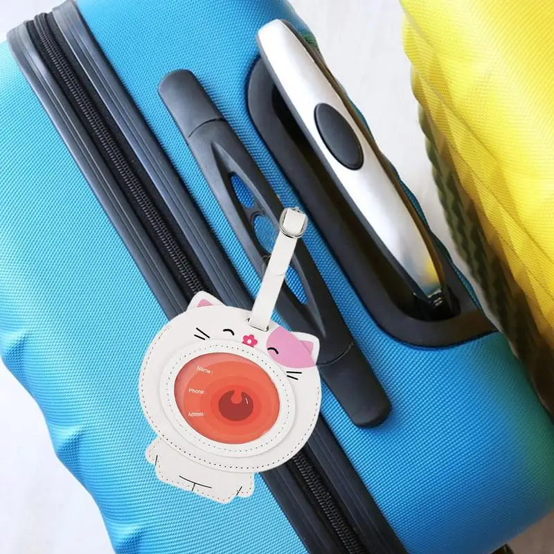 Luggage Tags For Suitcases Luggage Identifiers Cartoon Suitcase Decorations Beautiful Backpack Decorations Travel Accessories