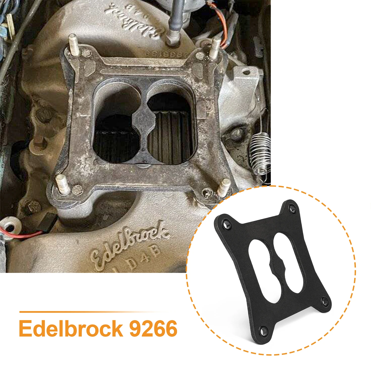 9266 Carburetor Heat Insulator Gasket For Edelbrock Performer
