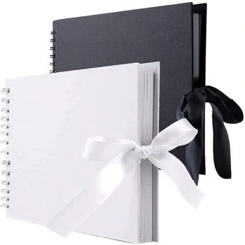 Scrapbook Album di libri illustrati fai-da-te 40 pagine (29 * 20,5 cm), grande capacità, album di immagini Libro Compleanno Matrimonio Anniversario