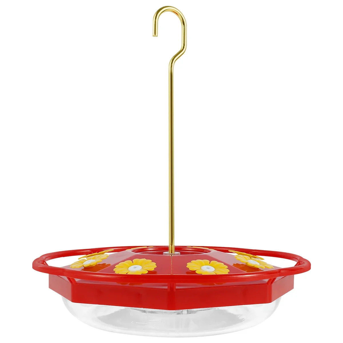 Premium Outdoor Hummingbird Feeder with Ant and Bee Protection, 8 Flower-Shaped Feeding Stations