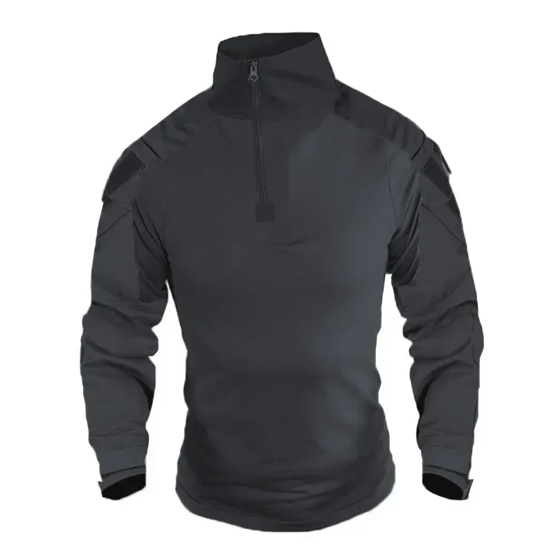 Airsoft Paintball Shirts Multicam CP Camo Cotton Tactical Shirt Men Clothing Army Combat T-Shirt Hunting Clothes Wear-resisting 4