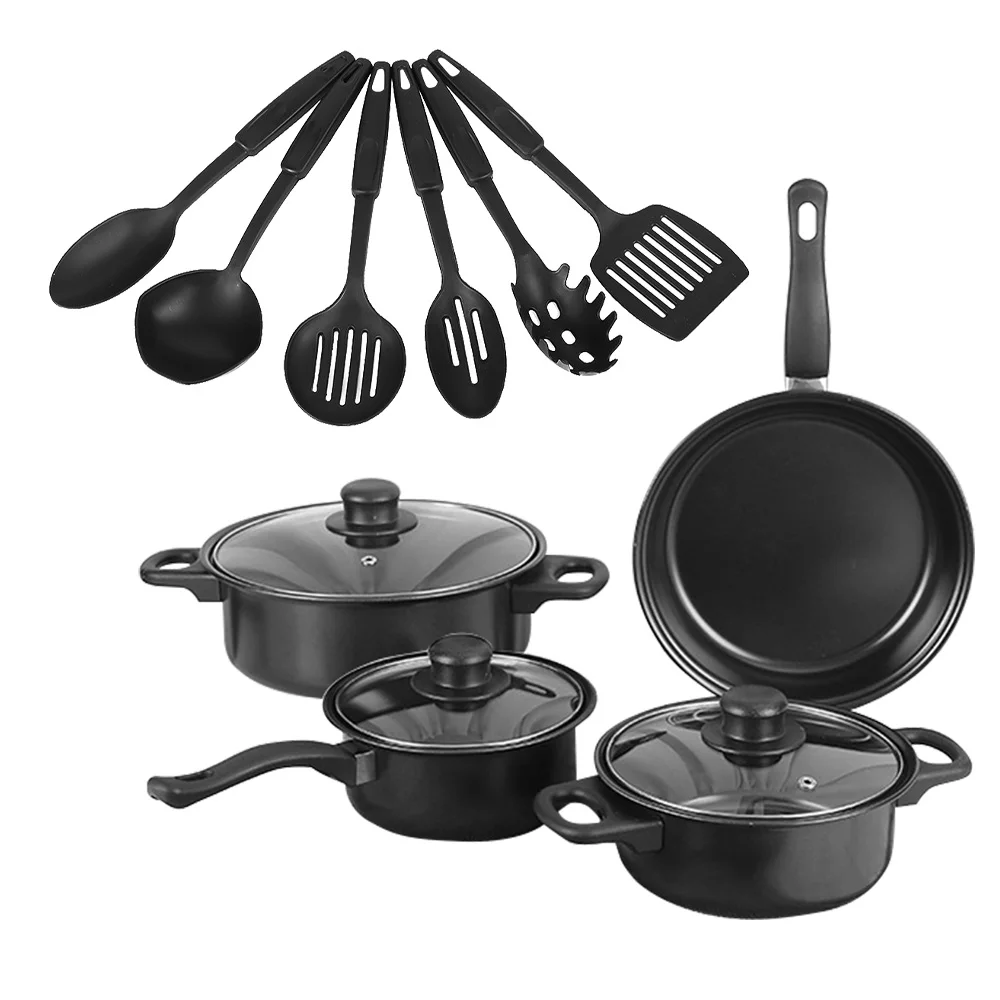 13-Piece Refined Iron Cookware Set – Non-Stick Frying & Multi-Purpose Pans 2
