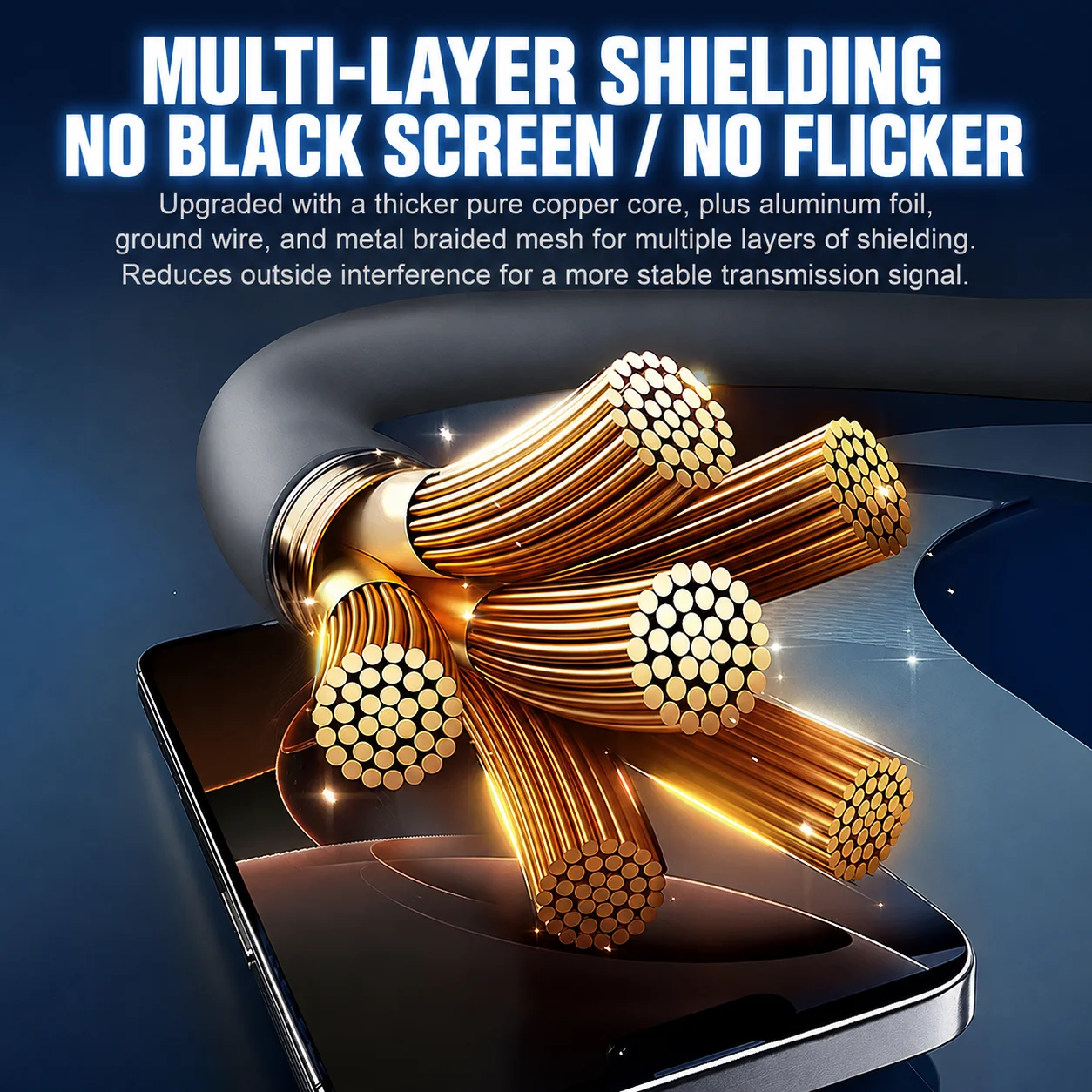 High-Speed 240W USB-C Fast Charging Cable with Digital Display - Soft Silicone Type-C Charger Cord