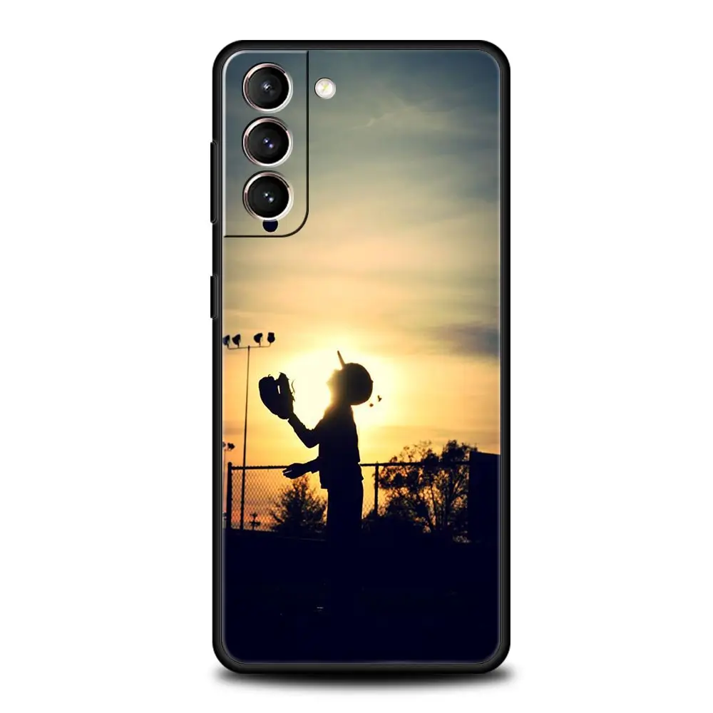 Silicone Baseball Design Phone Case - Soft and Durable Cover