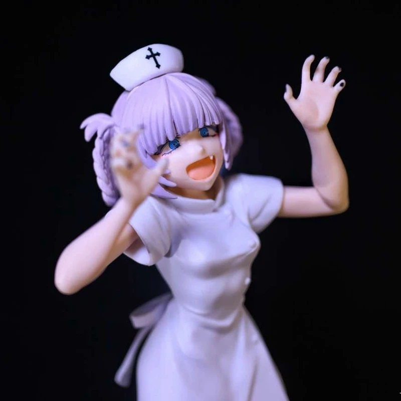 Anime Figure Yofukashi no Uta Nanakusa Nazuna White Nurse Uniform PVC Model  Toys