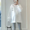 Maternity Autumn Fake Two Tops And Sweaters For Pregnant Women Cartoon Pattern Hoodies For Nursing Mothers Breastfeeding Poleron 4
