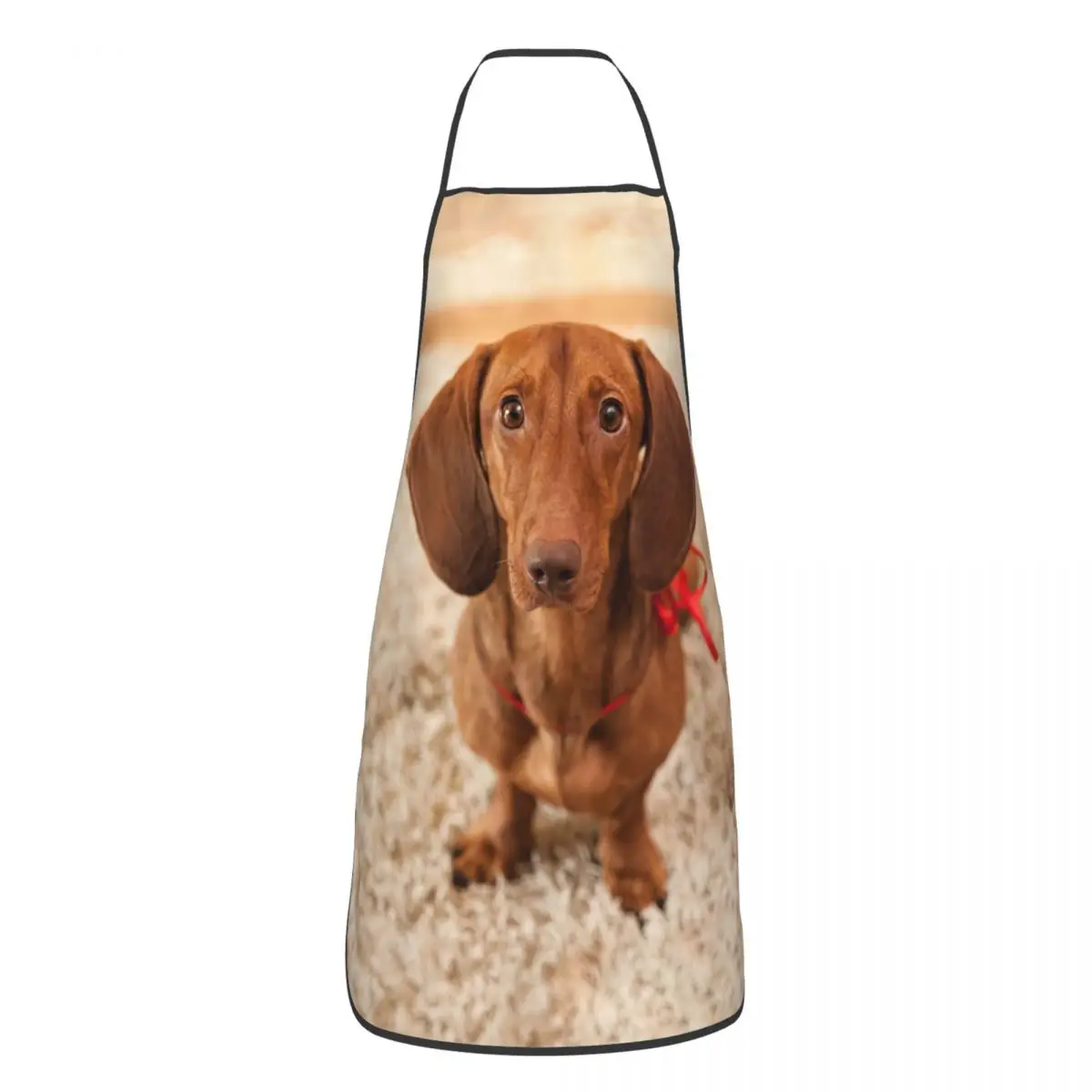 

Cute Dachshund Dog Print Aprons for Women Men Sausage Wiener Badger Dogs Unisex Kitchen Chef Bib Tablier Cuisine Cooking Baking