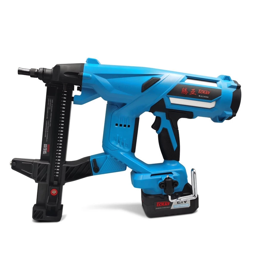

Профессиональные новые пистолеты Toua Dccn40A со стальными гвоздиками, без газа, литиевая батарея, электрический пистолет для гвоздей