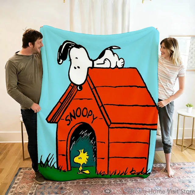 Manta de Anime Suave y Cálida de Snoopy 5