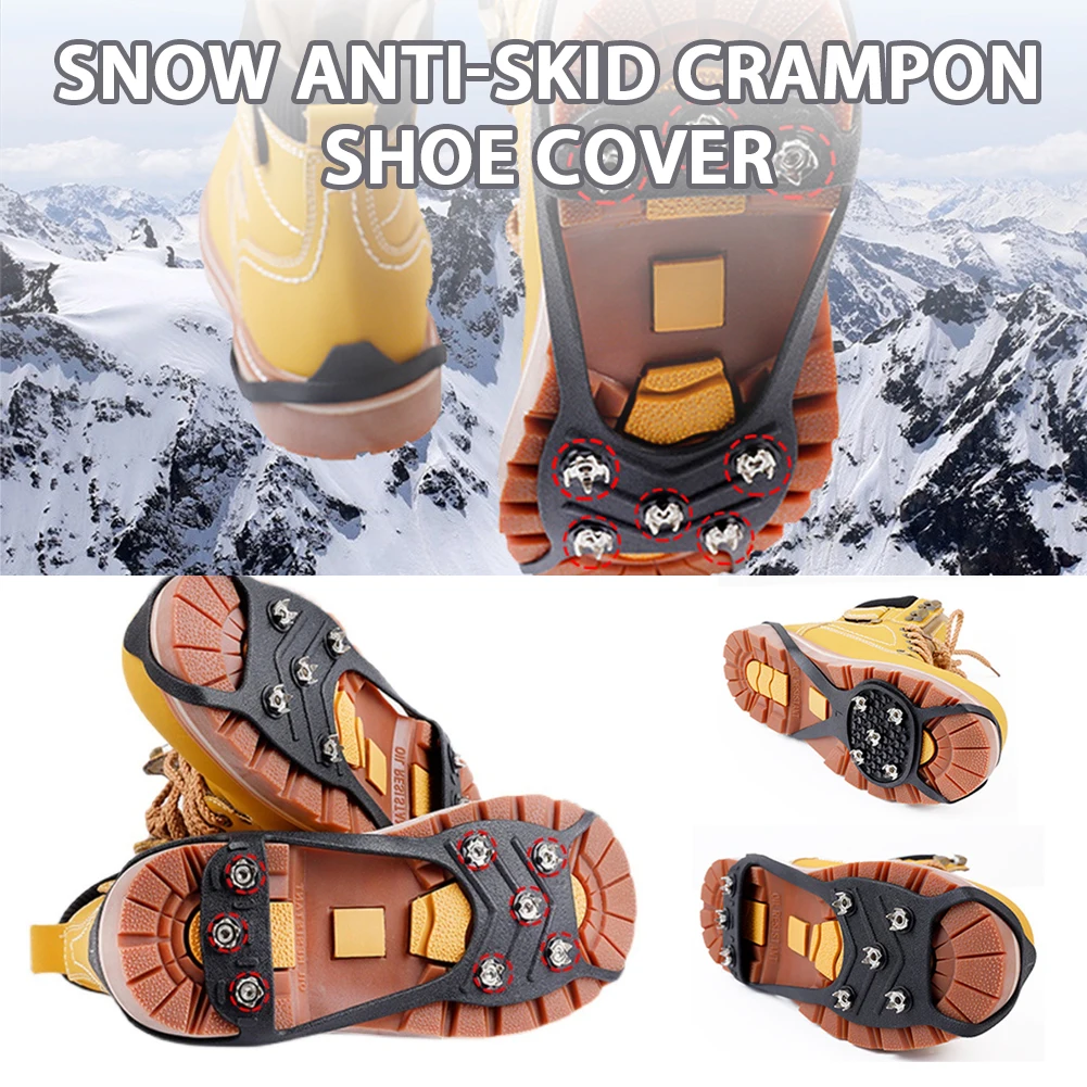 

Зимняя нескользящая обувь для ходьбы по льду и снегу, широкий спектр применений, отличный подарок для зимних видов спорта на открытом воздухе