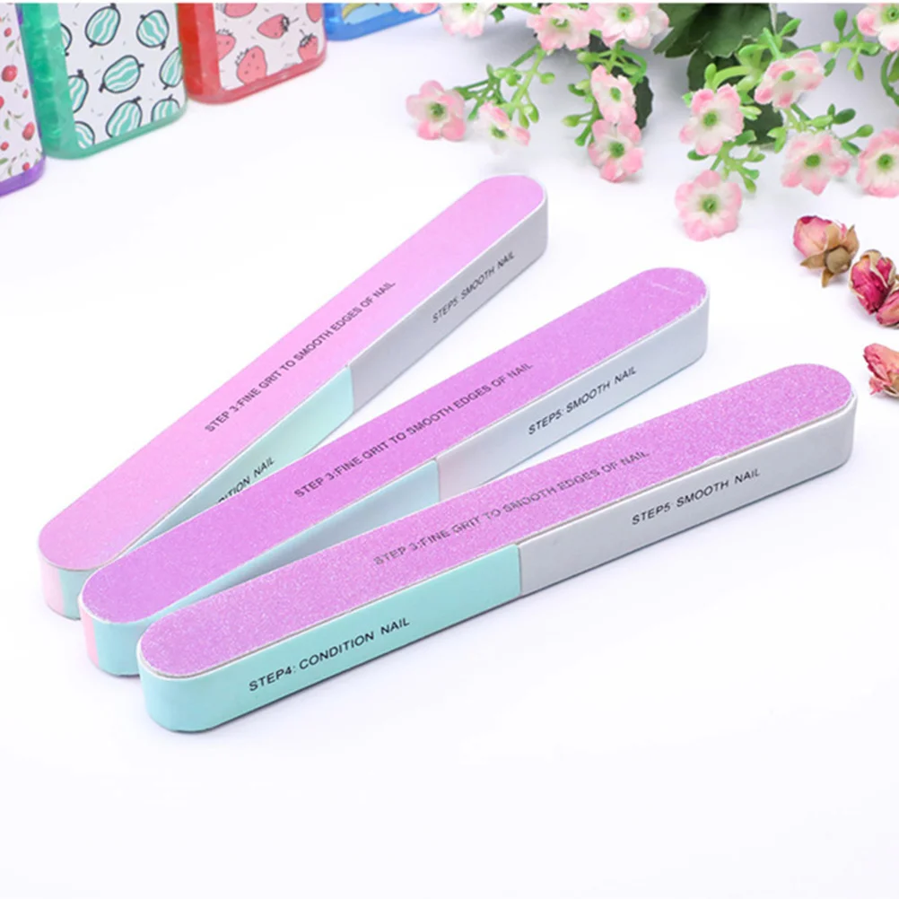 

8pcs Nail Files Buffers 6 Sides 7 Steps Nail Polishing Sanding Blocks Professional Nail Pedicure Manicure Tools