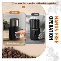 Moulin à café à lame mains libres B64B, moulin à café sans fil, batterie Rechargeable avec bol amovible, pour le Camping, les voyages, Etc. 3