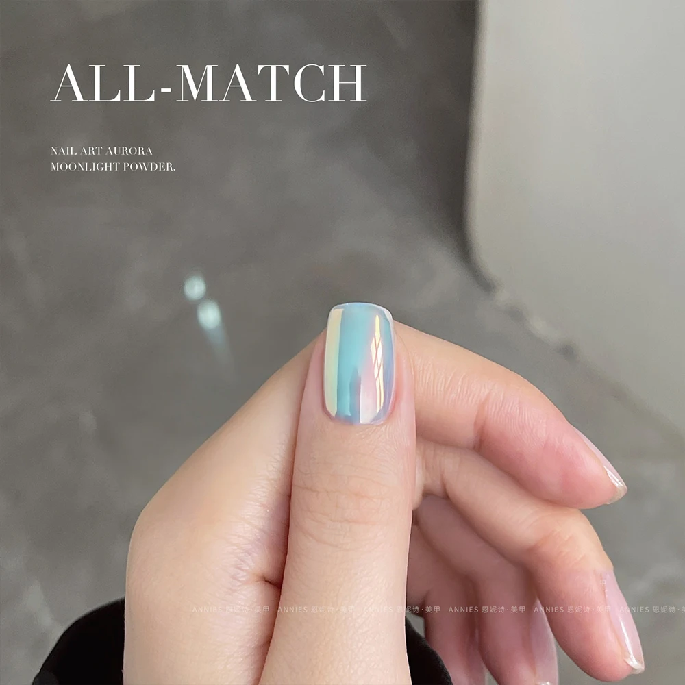 1pc 스파클링 오로라 인어 효과 네일 글리터 파우더 유니콘 크롬 DIY 네일 장식 메탈릭 미러 매니큐어 액세서리
